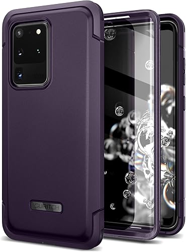 Miniatura 8 de SURITCH Funda para Samsung Galaxy S20 de 6.2 pulgadas (no compatible con Galaxy S20 FEPlusUltra), (2 marcos frontales), cubierta de teléfono