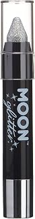 Moon Glitter Holographic Glitter Paint Stick/Body Crayon Makeup for The Face & Body 0.12oz - Silver