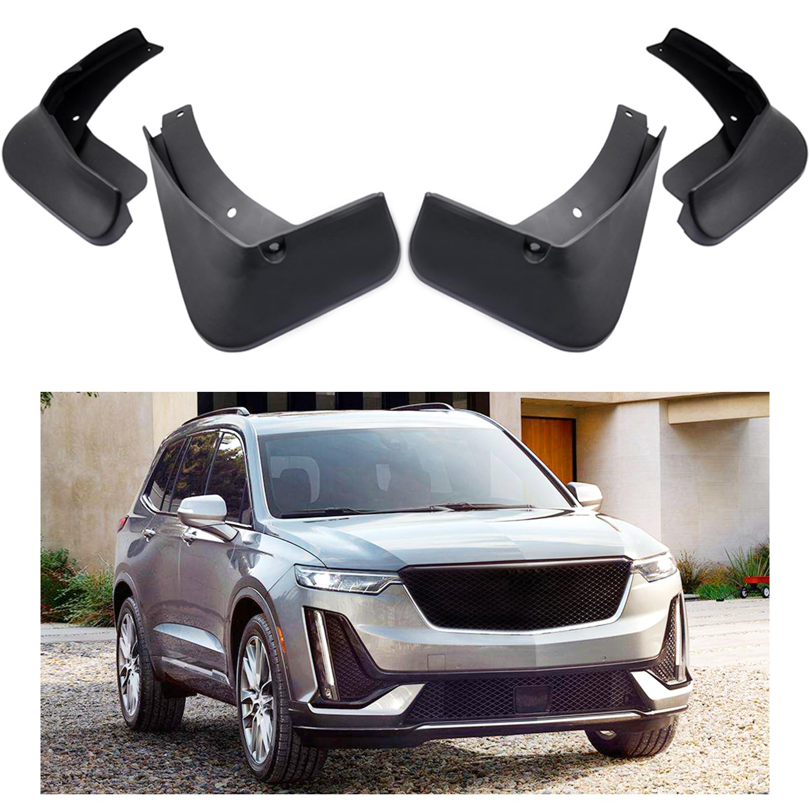 Amazon.com: MOERTIFEI Car Mudguard Fender Mud Flaps Splash Guard