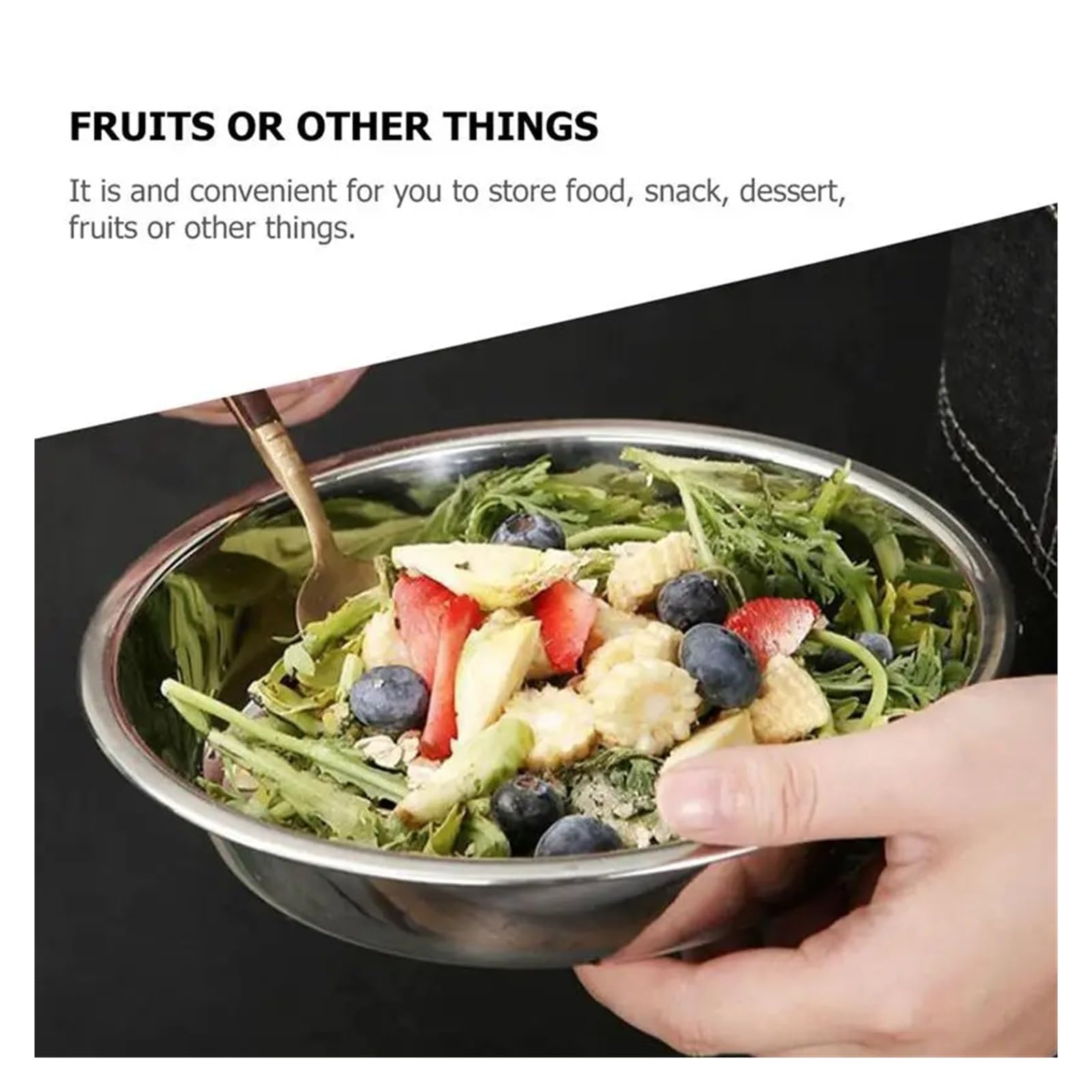 Piatti Piani In Acciaio Inox 304 - 2 Pezzi 14.4x14.4cm Oro Per Antipasti, Dessert, Finger Food - Foto 8