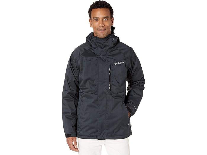 columbia men's alpine action jacket graphite & super blue
