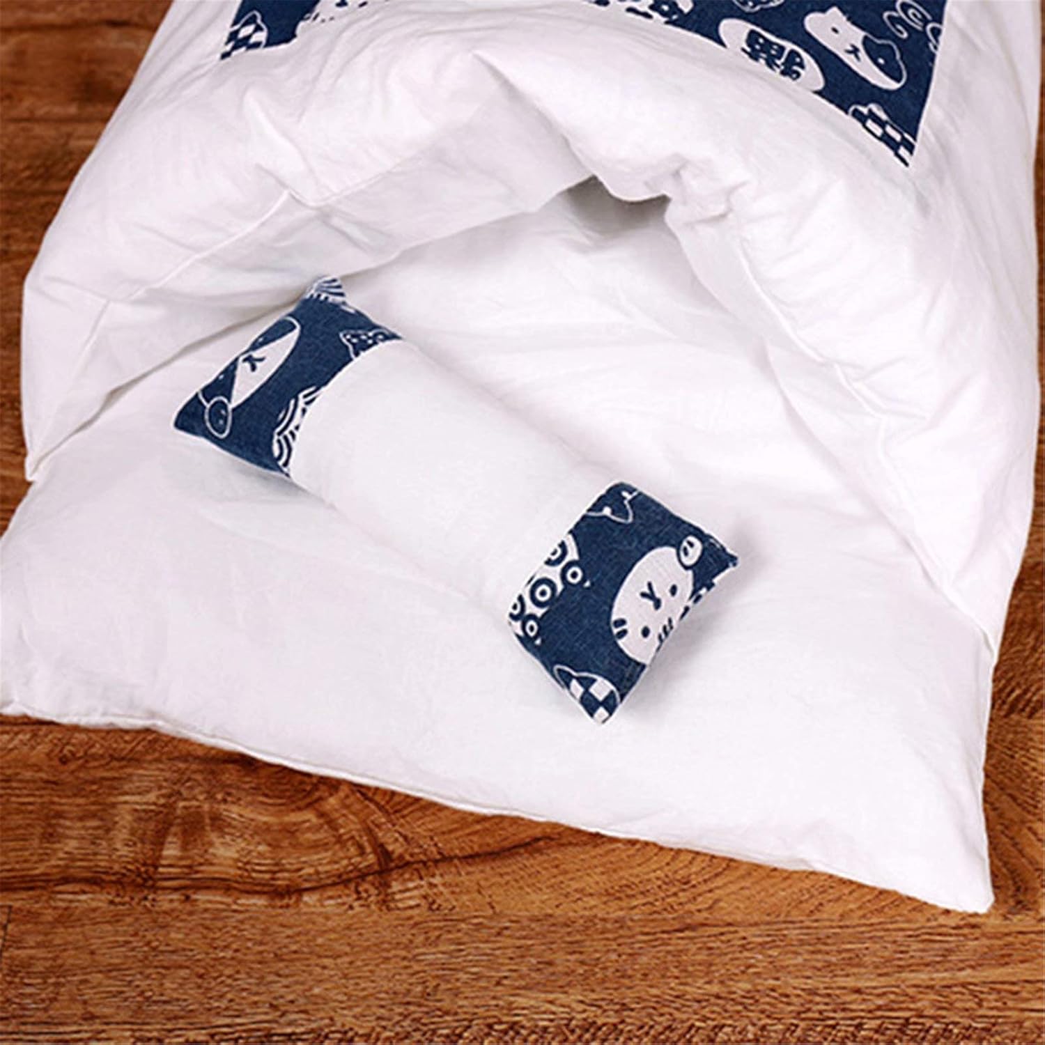 review Cat Sleeping Bed, Japanese Style, Cotton and Polypropylene, Small Pet Bed, 55x40cm
