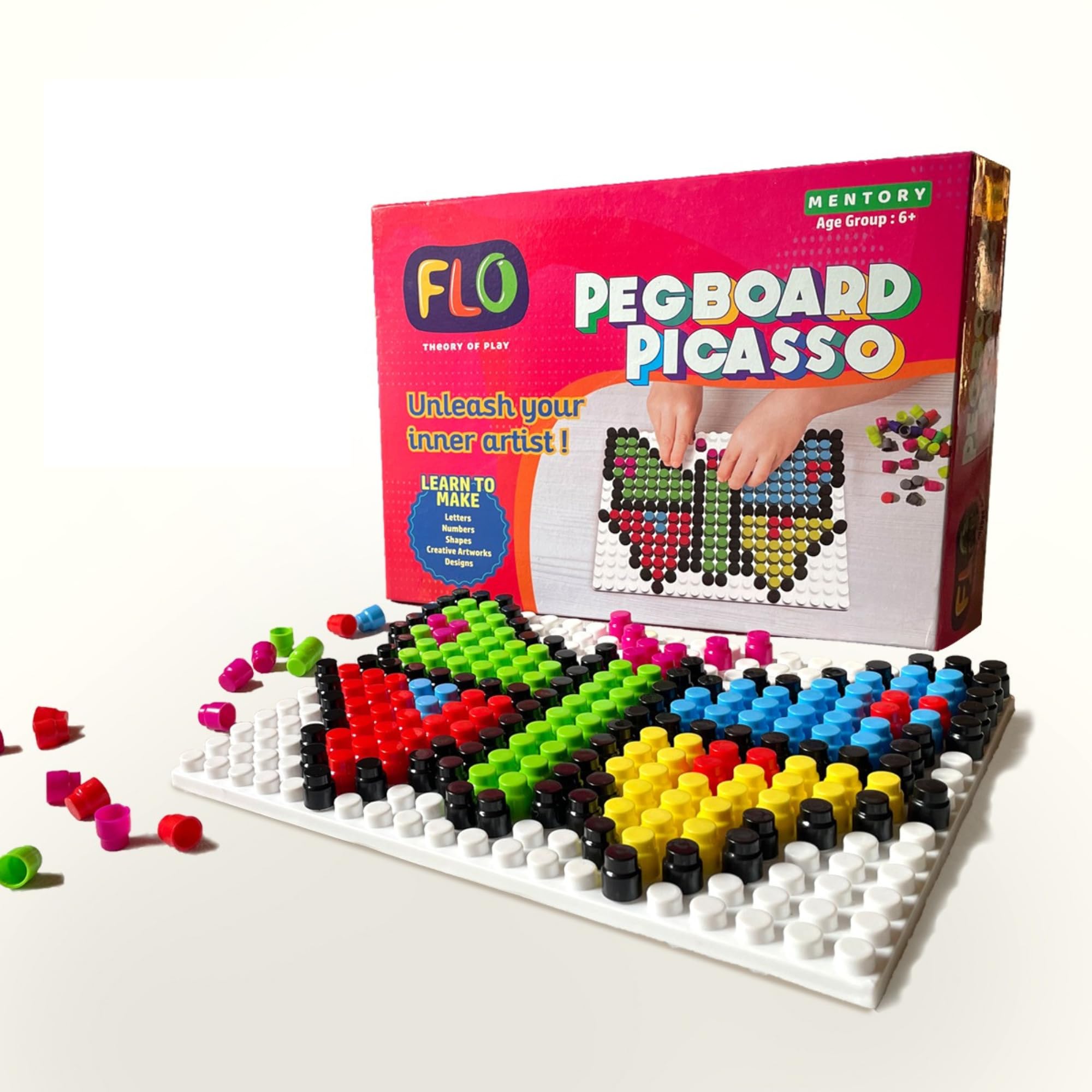 See full amazon price history chart for FLO Toys Pegboard Picasso for Kids | Peg Board Games for Kids - Creative Pegboard Set with 600 Colorful Plastic Pegs | Brain Developing Toys for Kids 5+ Years | Picasso Board Game for Summer Vacation FLO Toys Pegboard Picasso for Kids | Peg Board Games for Kids - Creative Pegboard Set with 600 Colorful Plastic Pegs | Brain Developing Toys for Kids 5+ Years | Picasso Board Game for Summer Vacation (B0CG2492CP) Amazon Price History, Amazon Price Tracker