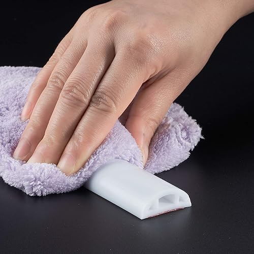 Miniatura 3 de Bloque plegable para baño, tapón de agua, tira de sellado para umbral de ducha, barrera de ducha de silicona autoadhesiva (39 pulgadas)