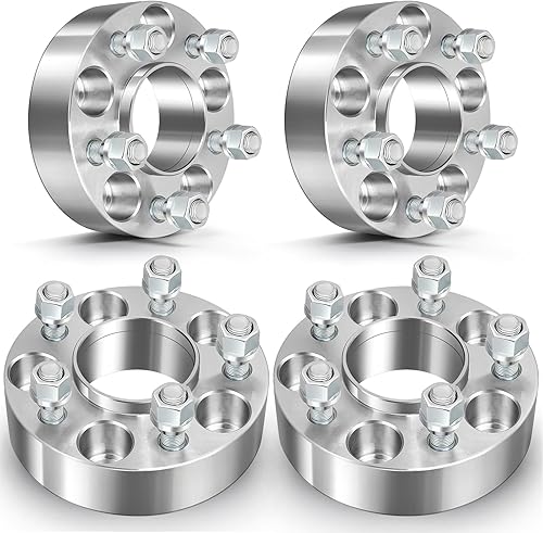 ECCPP 4 espaciadores de rueda de 1.5 pulgadas, 5 x 114.3 pulgadas, 5 x 114.3 pulgadas, adaptadores de 5 x 4.5 a 0.197 x 0.177 in, se adapta a