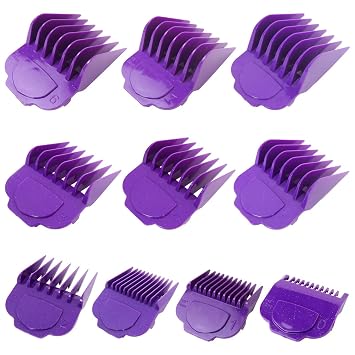 for Andis Master Clipper Accessories - 10 Magnetic Cutting Guards 1/16, 1/8, 3/16, 1/4, 3/8,1/2, 5/8, 3/4, 7/8, and 1 - for All Professional Haircutting Needs