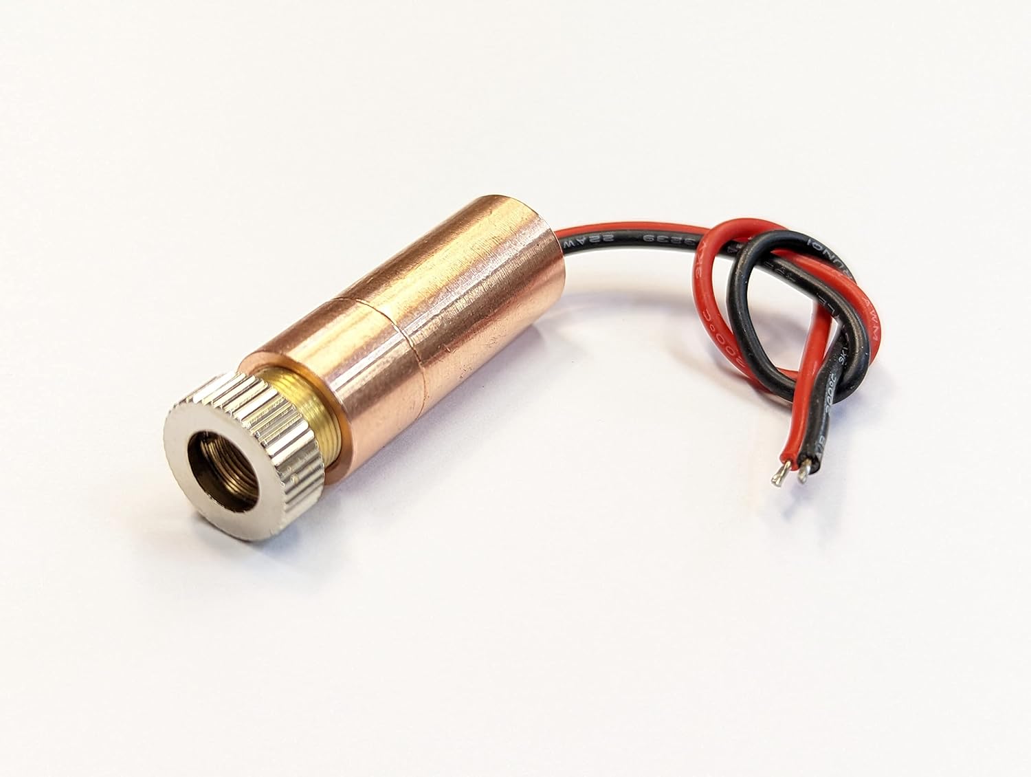 NUBM44 Laser Diode - 7-Watt+ - 450nm - TO-5/9mm - High Power Engraving & Cutting (Diode w/G-8 Lens & 12mm Cu Module)