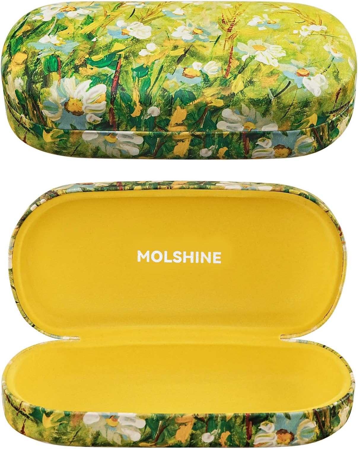 Hard Shell Sunglasses Case,Classic Large Glasses Case for Women Men,Sunglass Eyeglasses