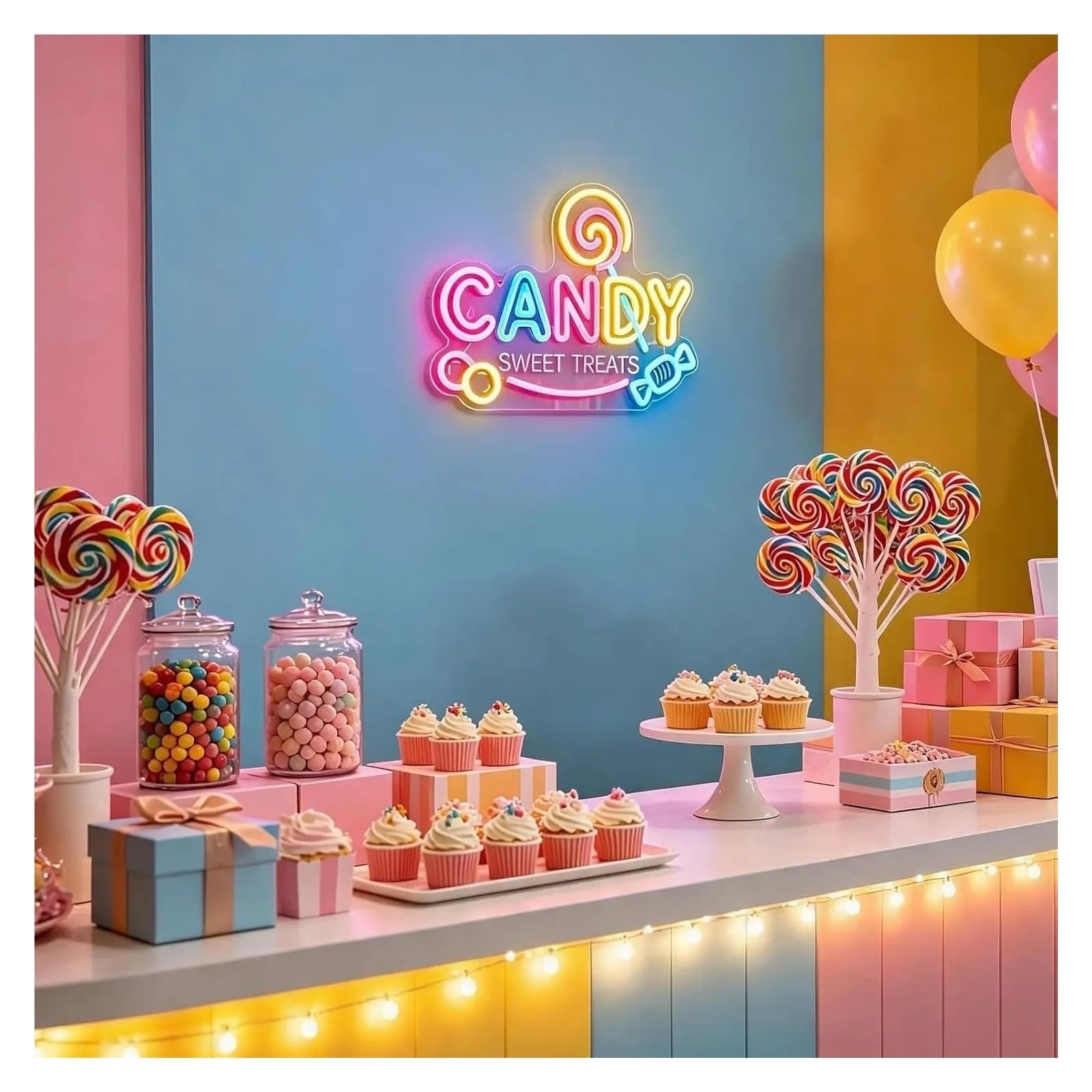 Insegna al Neon Insegna Al Neon LED Candy