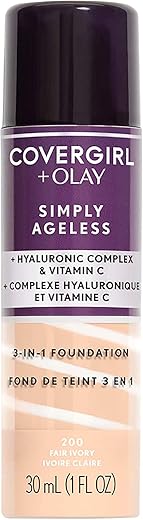COVERGIRL & Olay Simply Ageless 3-in-1 Liquid Foundation,…