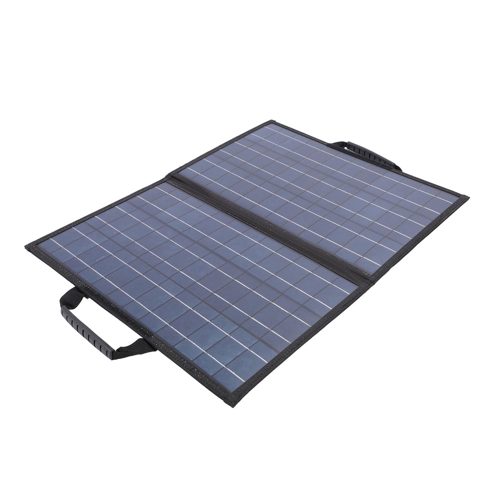 Kit de panneau solaire 80 W chargeur solaire pliable portable avec compteur de réglage d'angle double USB charge rapide pour camping en plein air randonnée silicium polycristallin