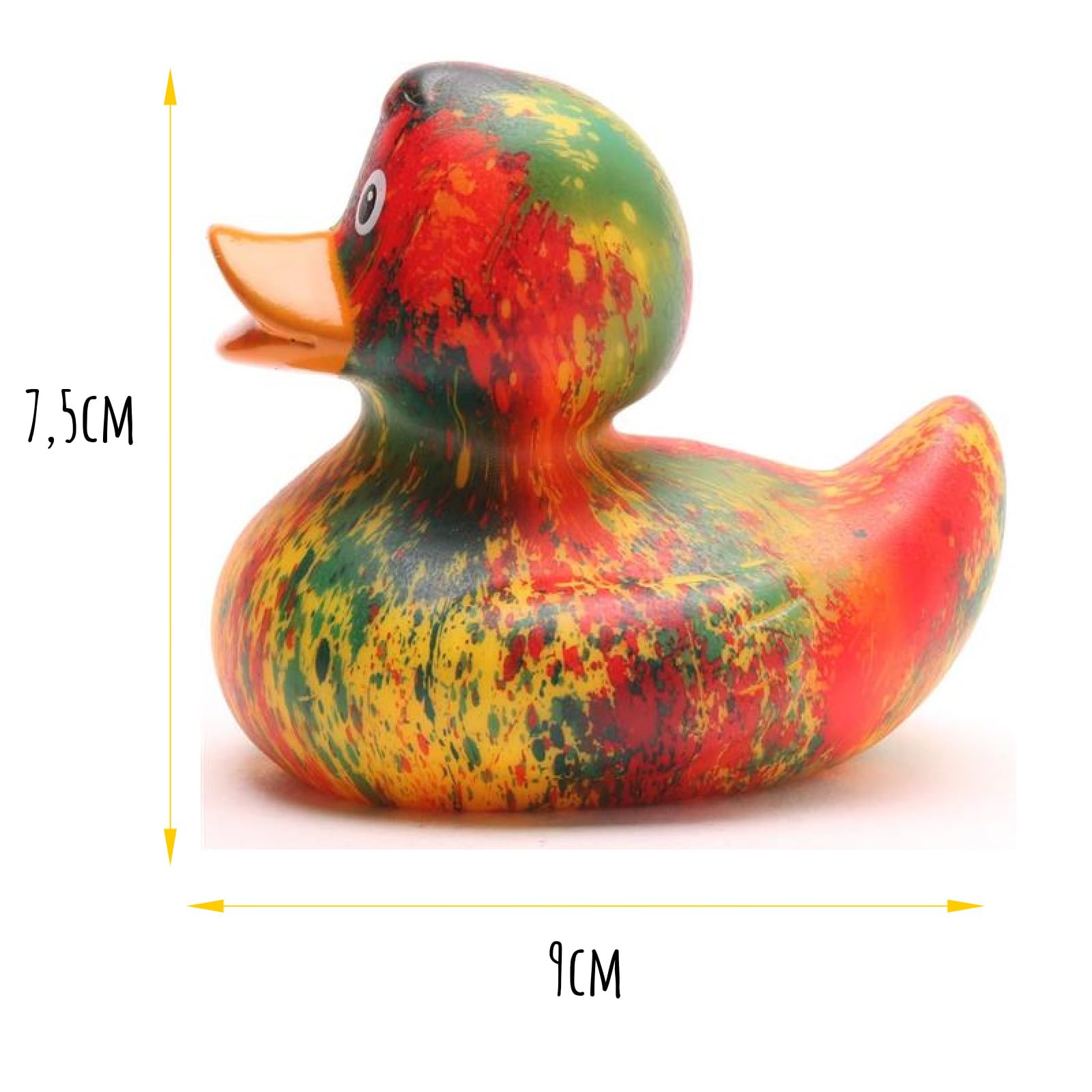 Grom Badeente Im Jedi-Look – Inkl. Gummienten-Anhänger, 9 Cm, Quietscht, Lustiges Geschenk Für Star Wars Fans & Sci-Fi-Liebhaber