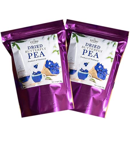 Miniatura 10 de Té de flores de guisante de mariposa seca puro para mezcla de té caliente tés helados batidos enfriadores mezcladores de cócteles galletas