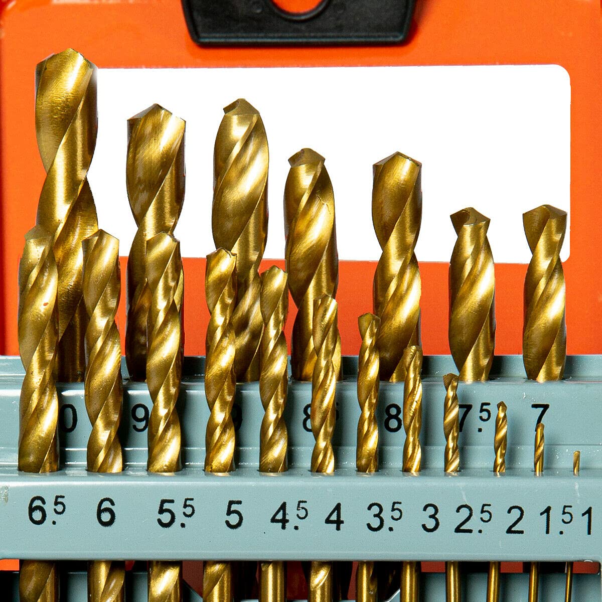 Wellcut Wc-hss19 19 pièces forets 1–10 mm HSS Titanium
