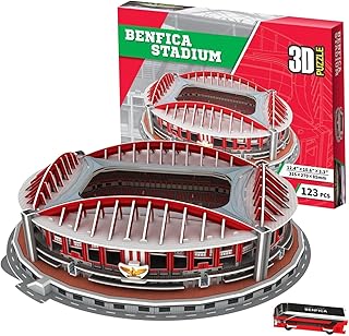 Comprar Georgie Porgy 3D Estadio de Fútbol Puzzles DIY Juguetes de Construcción Conjuntos (Estadio Benfica 123PCS)