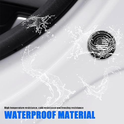 Miniatura 3 de Hawyet 12 piezas de amortiguadores de puerta de automóvil, adhesivo universal para protección de puerta de automóvil, autoadhesivas, autoadhesivas,