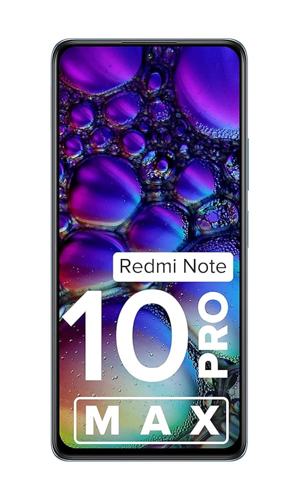 Refurbished) Redmi Note 10 Pro Max (Glacial Blue, 6GB RAM