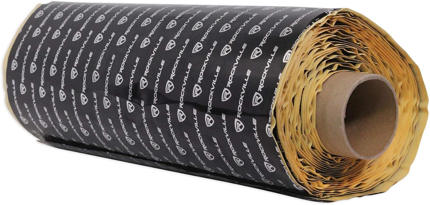 Rockmat 50 SqFt Butyl Rubber Sound Deadener Material Bulk Car Kit