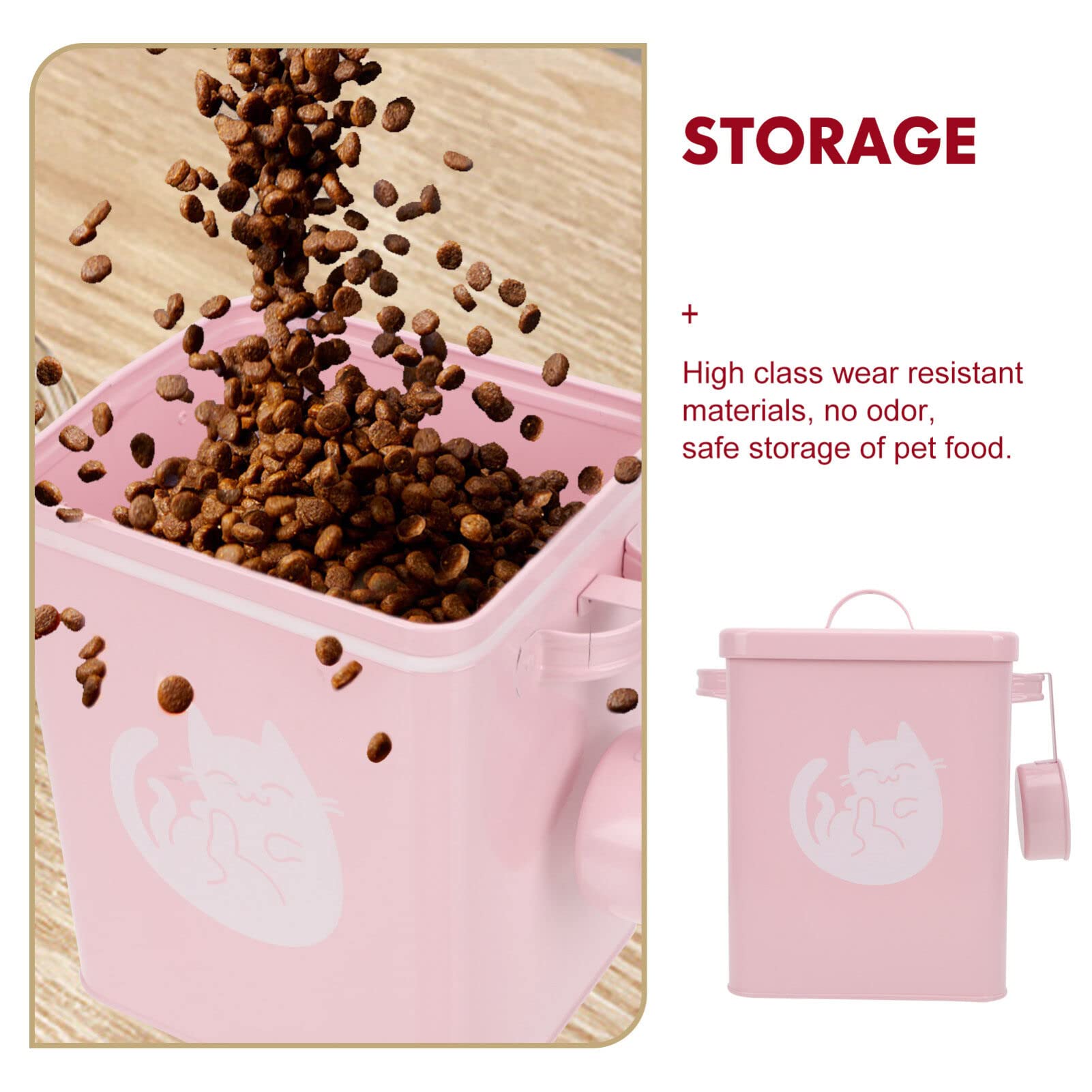 TOPBATHY 1satz Pet Food Storage Container Luftdichter Futterbehälter Für Katzen Und Hundefutter Robuster Futterspeicher Mit Deckel Zur Aufbewahrung Von Trockenfutter