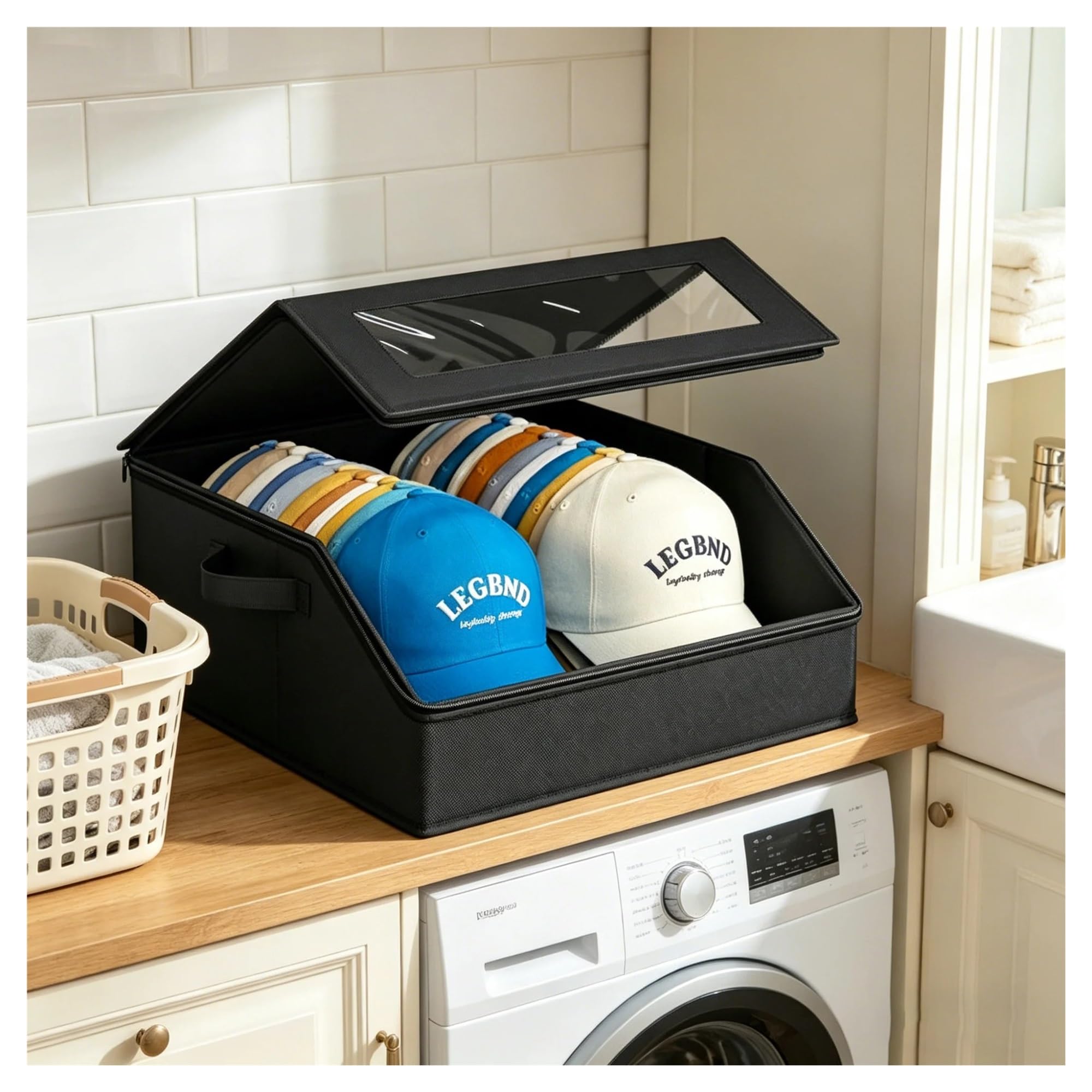 Caja para sombreros de vaquero Caja de almacenamiento for sombreros gran capacidad