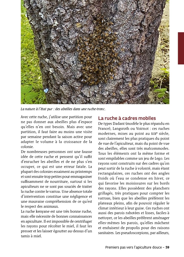 Manuel d’apiculture douce: Comprendre et respecter les abeilles