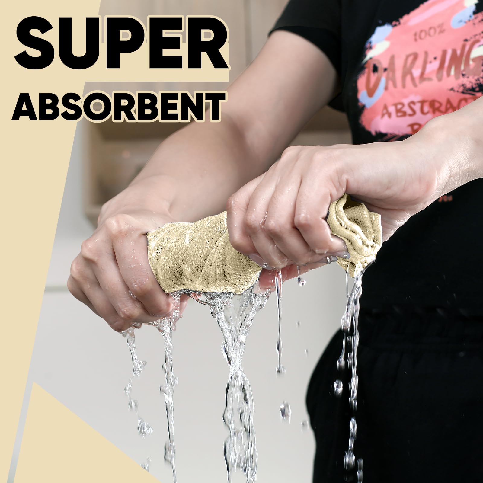 Juego de 12 manoplas de horno, paños de cocina con soportes para ollas, juegos de toallas de cocina, guantes de horno, almohadillas para ollas, resistentes al calor, 500 grados, con superficie de