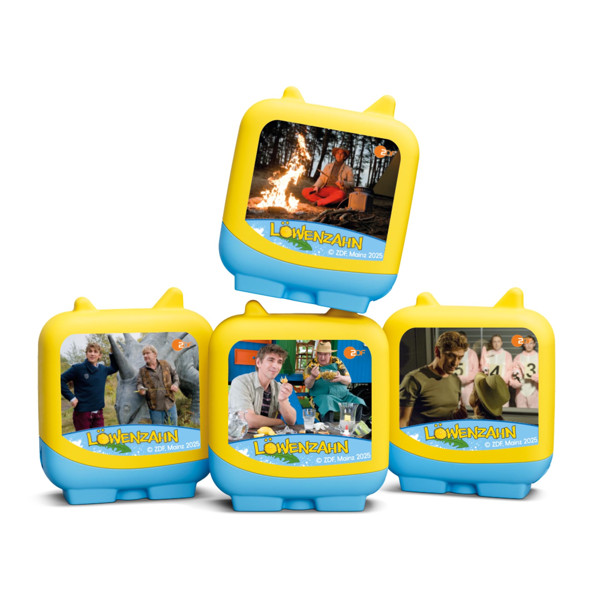 tonies Hörfigur für Toniebox, Löwenzahn Set: Wissen & Abenteuer, 4 spannende Hörspielgeschichten für Kinder ab 5 Jahren, Spielzeit ca. 144 Minuten