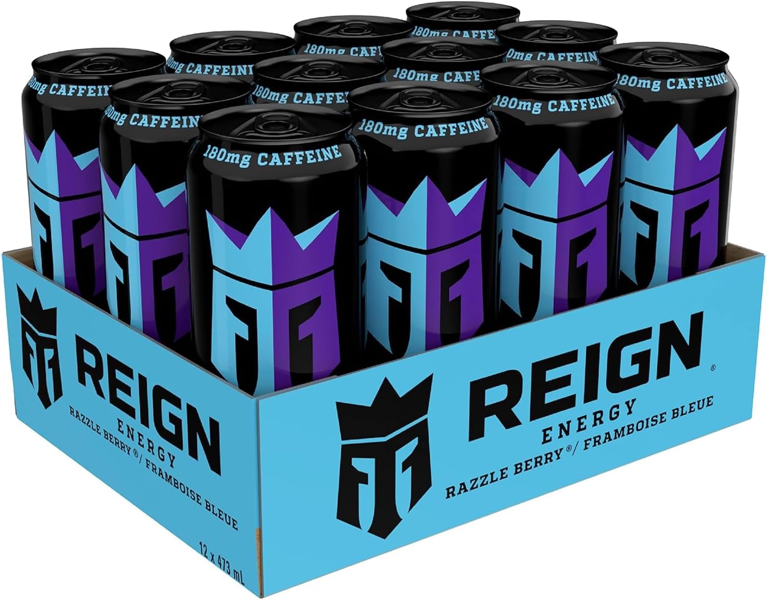 ReignBody Fuel fitness & Performance Drink, Razzle Berry 12 count