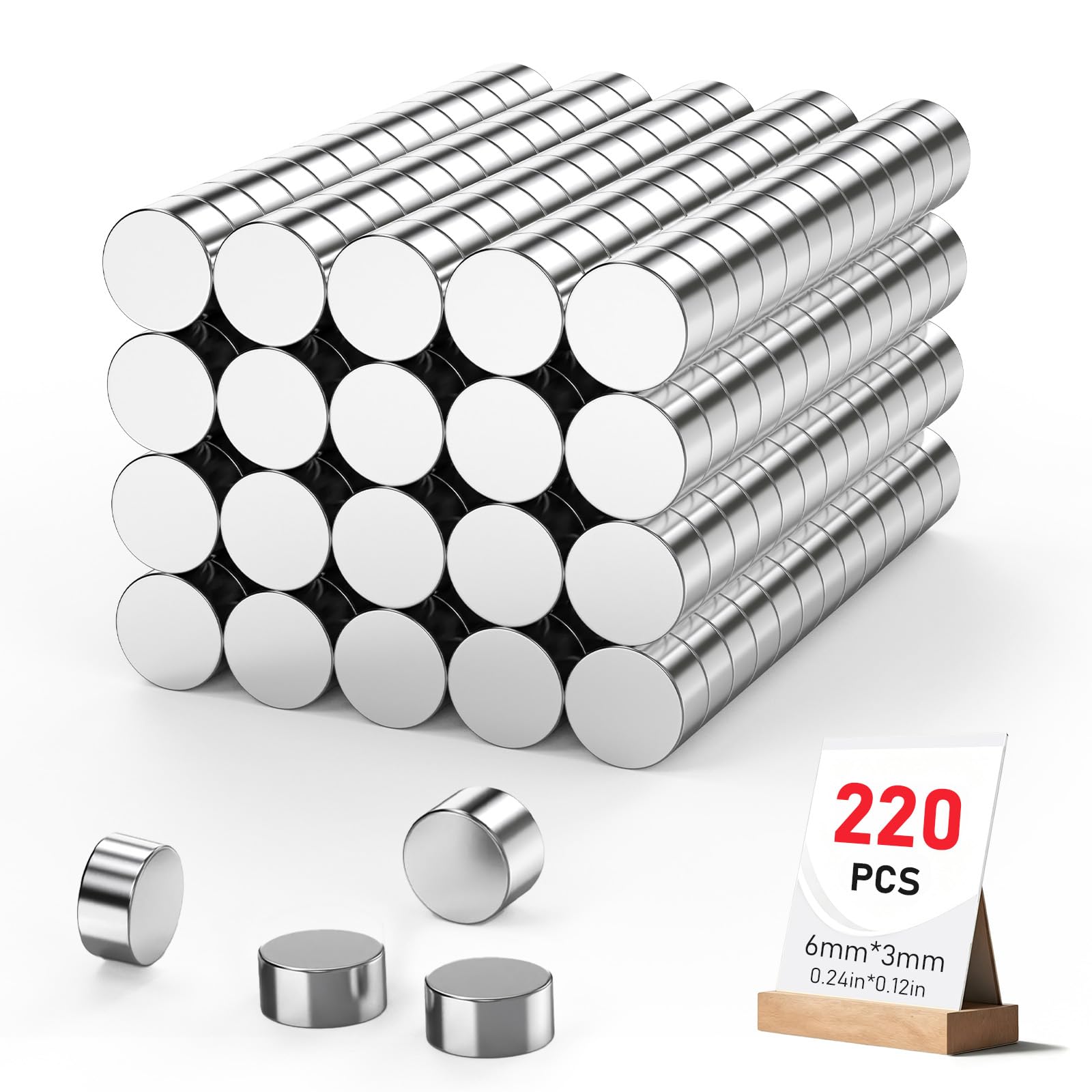 5×3mm Small Magnets for Crafts, Rare Earth Magnets for Fridge - 400Pcs — Amazon image 9