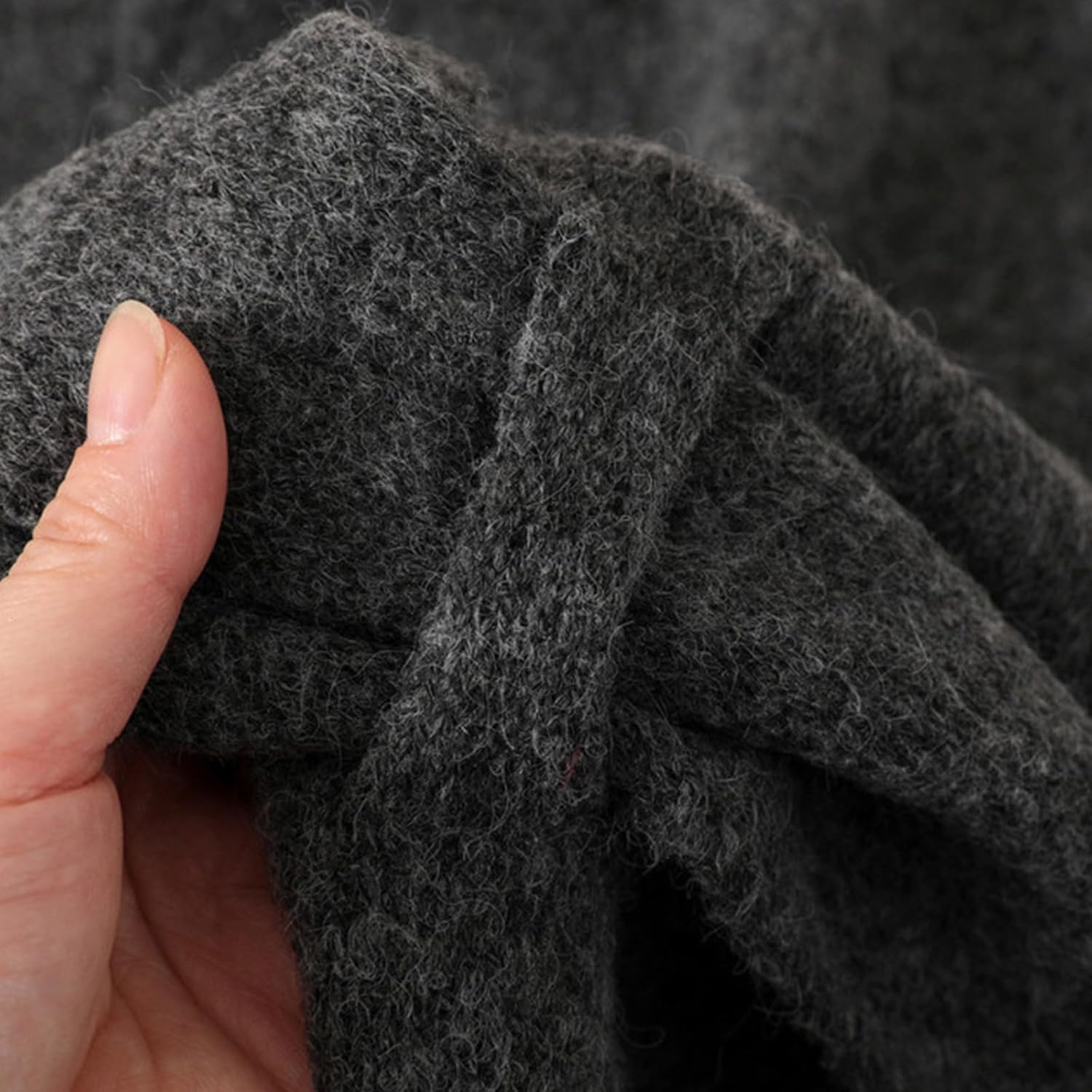 Winter Shawl Wraps for Women Knitted Pashmina Sweater Shawl Large Wool Triangle Scarf Warm Blanket Poncho Cardigan - Image 4