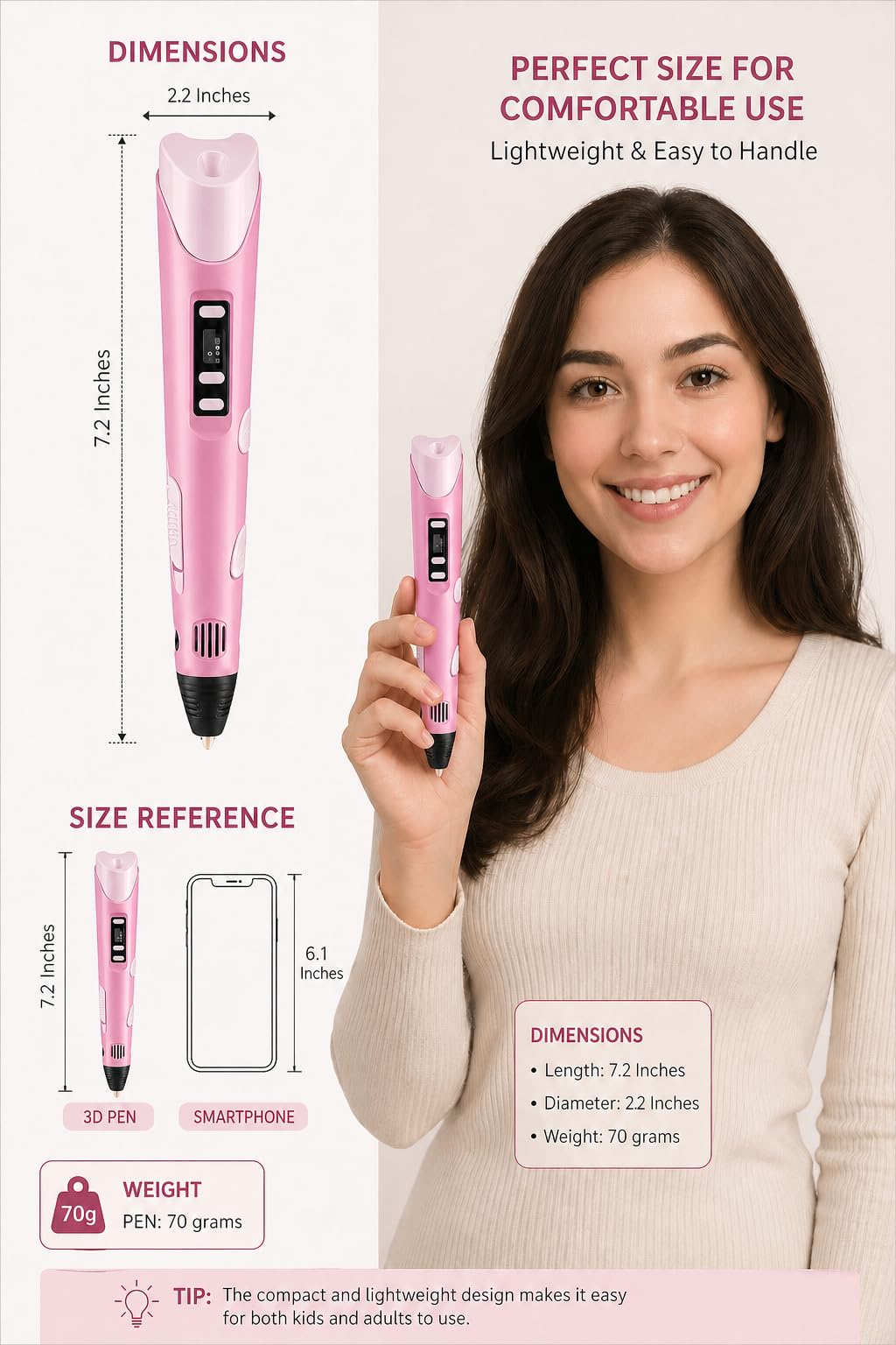 Magicwand 3D Printing Pen - Create Amazing Designs! -7