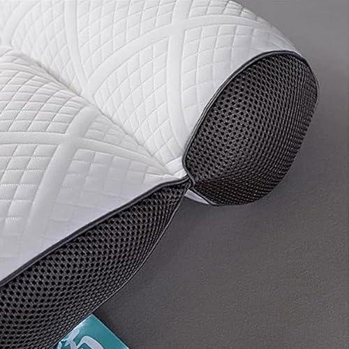 Miniatura 6 de IVYDREVER Almohada de plumón de ganso cómoda para mejorar el sueño, apoyo cervical para mejorar el sueño, almohada de plumón de ganso cómoda,