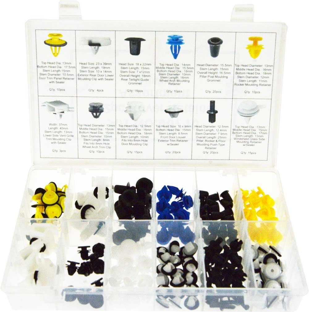 SWORDFISH 60710 for Land Rover Retainer Clip Assortment, Package of 152 Pieces