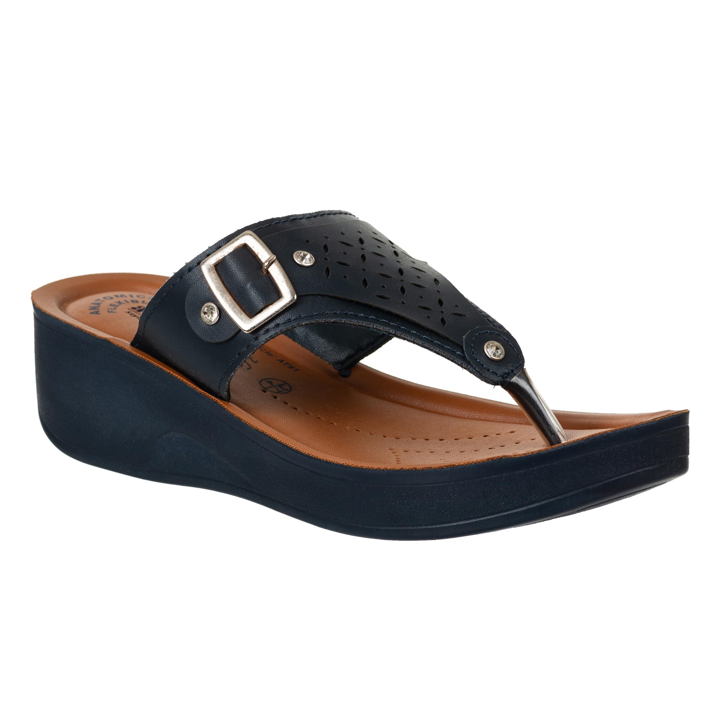 AEROWALK Stylish Fashion Slipper for Women | Comfortable| Lightweight | Anti Skid | Casual Office Footwear (AT91_BROWN_37) (B0CSW83M5C) Amazon Price History, Amazon Price Tracker