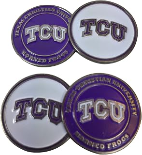 TCU Golf Ball Marker Set (4) (double-sided "TCU")