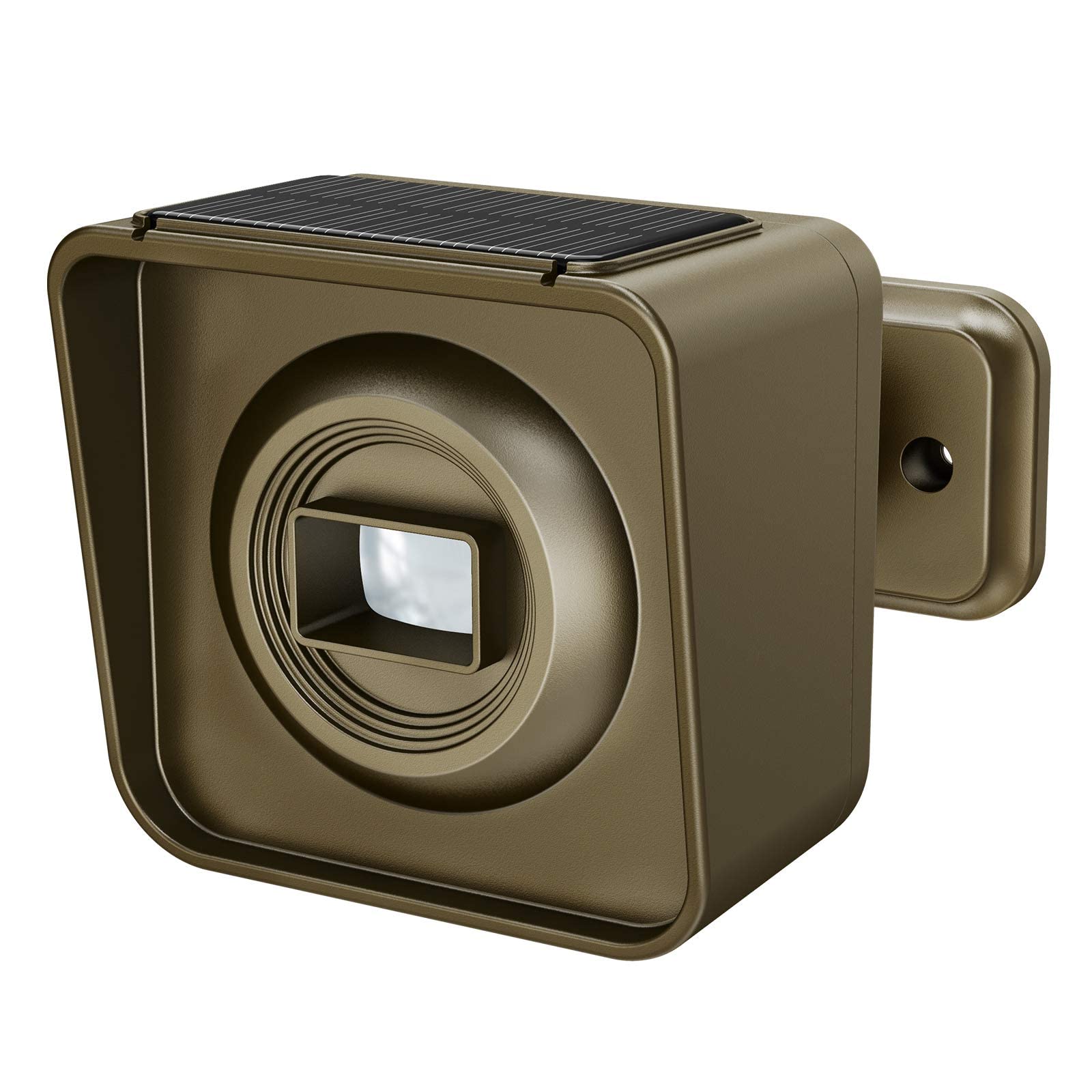 Solar Driveway Alarm Wireless Outside 1/2 Mile Long Range, 3 Sensitivity & Weatherproof for Outdoor/Indoor Property Security Alarm, Rechargeable Battery Expandable System (Only Sensor)