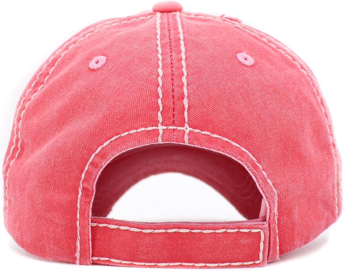 Bless Rodeo Country Horse Derby Womens Baseball Cap Distressed Vintage Unconstructed Embroidered Patch Hat