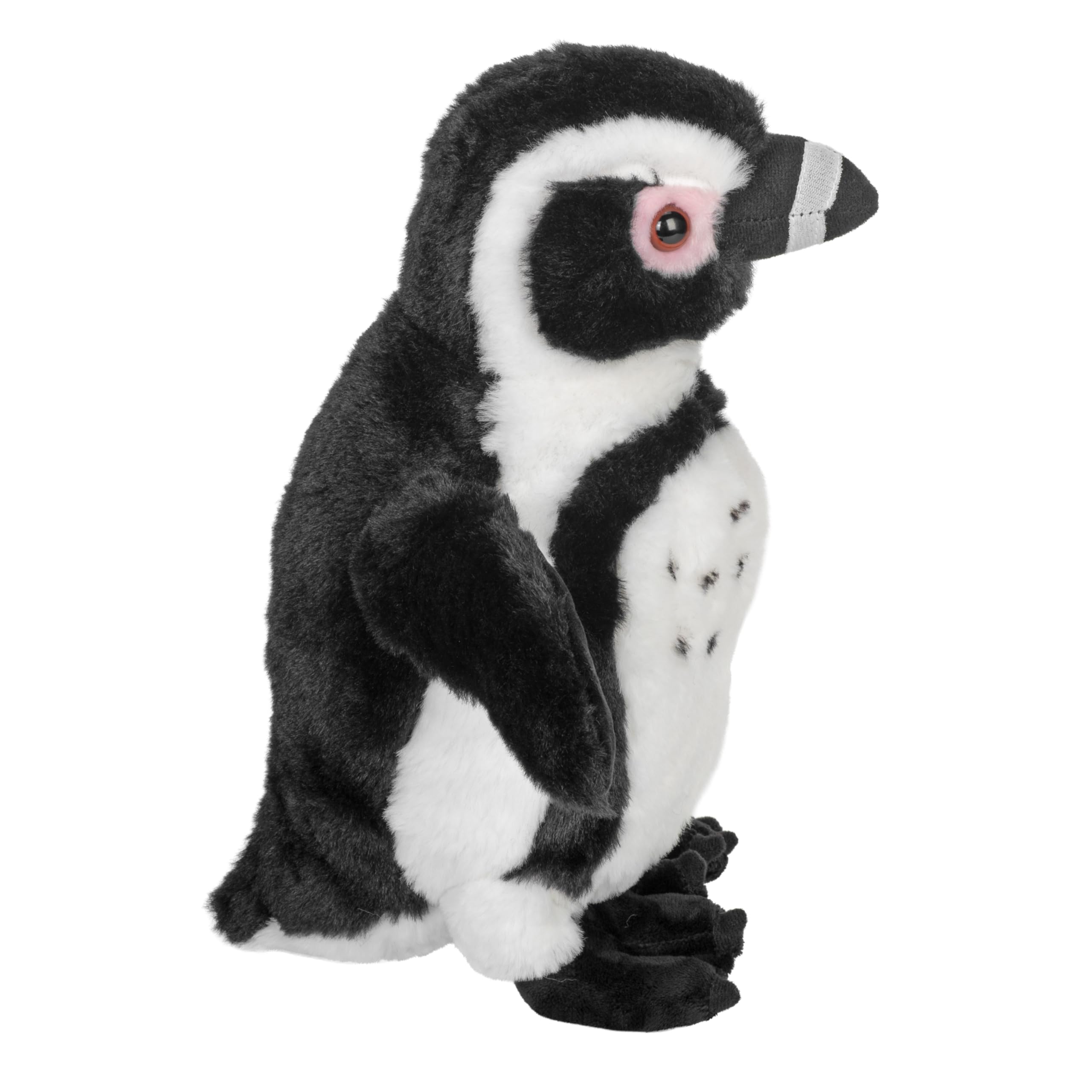 Wild Republic Cuddlekins Pinguino dai piedi neri, Peluche Di Animali, 30 cm, Peluche Per Neonati, Peluche Per Regalo Di Compleanno Imbottitura Realizzata Partendo Da Bottiglie Riciclate