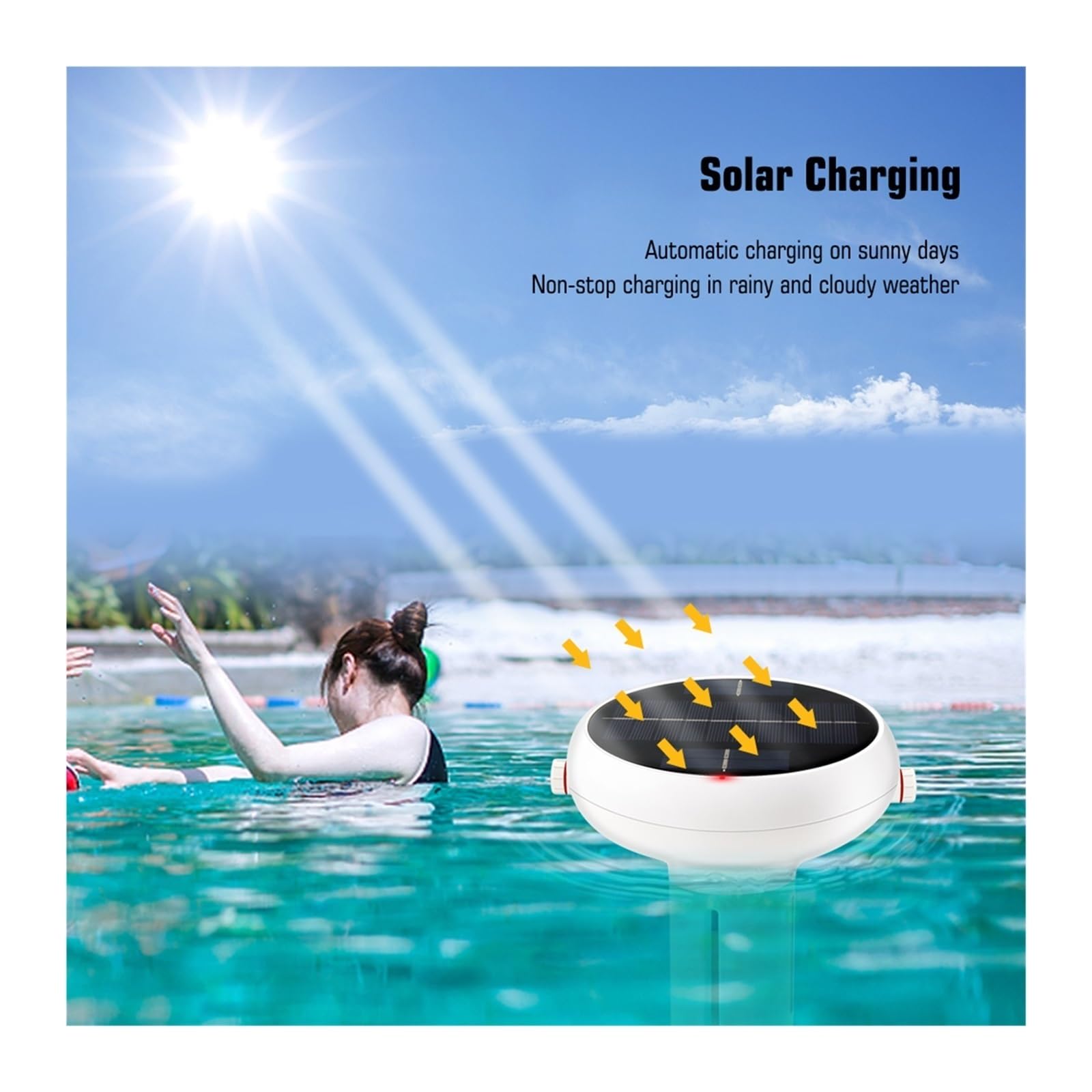 Tester TDS per Acqua, Misuratore di Cloro 7 in 1 PH ORP EC TDS Salinità Temp CL Acqua salata Ppm Tester App Monitor di Controllo for Piscina Spa Test per Acqua Potabile(No Gateway)