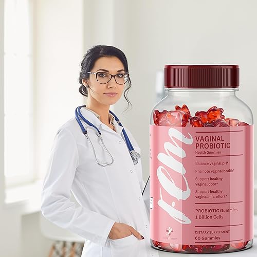 Miniatura 8 de FEM Gomitas probióticas vaginales para mujeres, promueve el equilibrio del pH, el olor vaginal saludable y la salud del tracto urinario