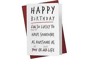 Karto Happy Birthday Card for Her - Large 5.5 x 8.5 Birthday...