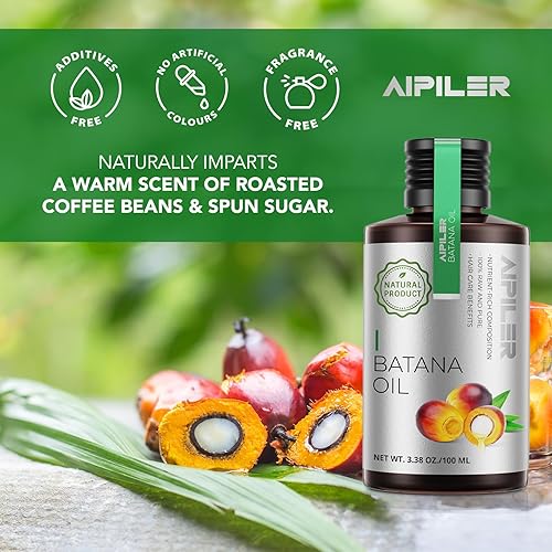 Miniatura 3 de AIPILER Aceite de batana orgánico para fortalecer el cabello tratamiento sin refinar para cabello rizadoenrolladoondulado
