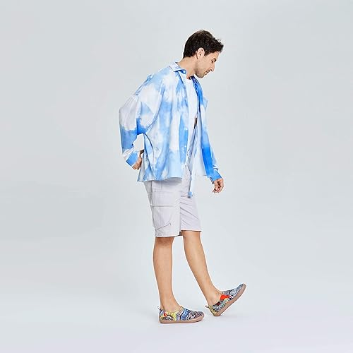 Miniatura 5 de UIN - Zapatos de viaje Happy Doggies para caminar para hombre, mocasines casuales de lona, ligeros, cómodos, a la moda