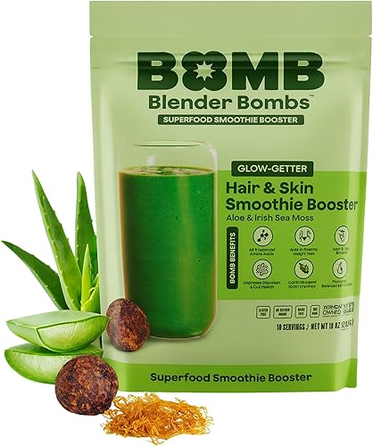 Miniatura 10 de The Bomb Co. Blender Bomb, The OG, Mezcla de batido de superalimentos con semillas de chía, semillas de cáñamo, semillas de lino, sal marina y