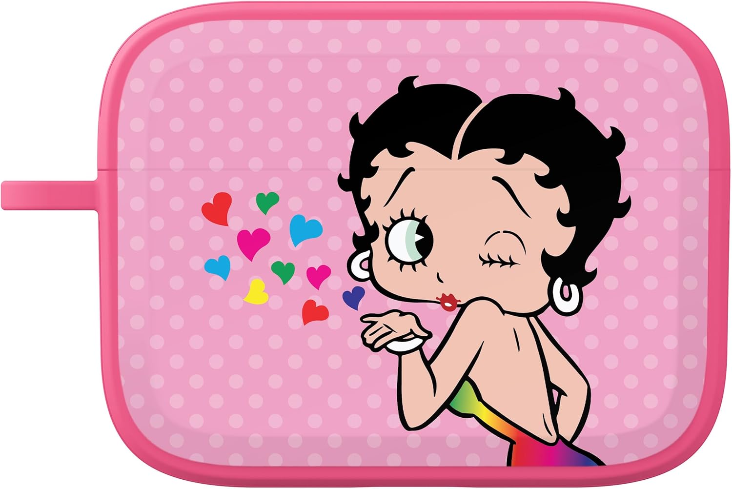 Affinity Bands Betty Boop Pride HDX Case Cover Compatible with Apple AirPods Pro 1 & 2 (Boop Kisses)