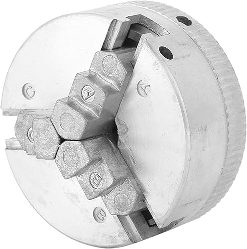 Miniatura 2 de Z011 Micro Torno Mandril, Aleación de Zinc 3-Jaw Chuck Clamp Accesorio con Dos Varillas de Bloqueo para Mini Torno de Metal