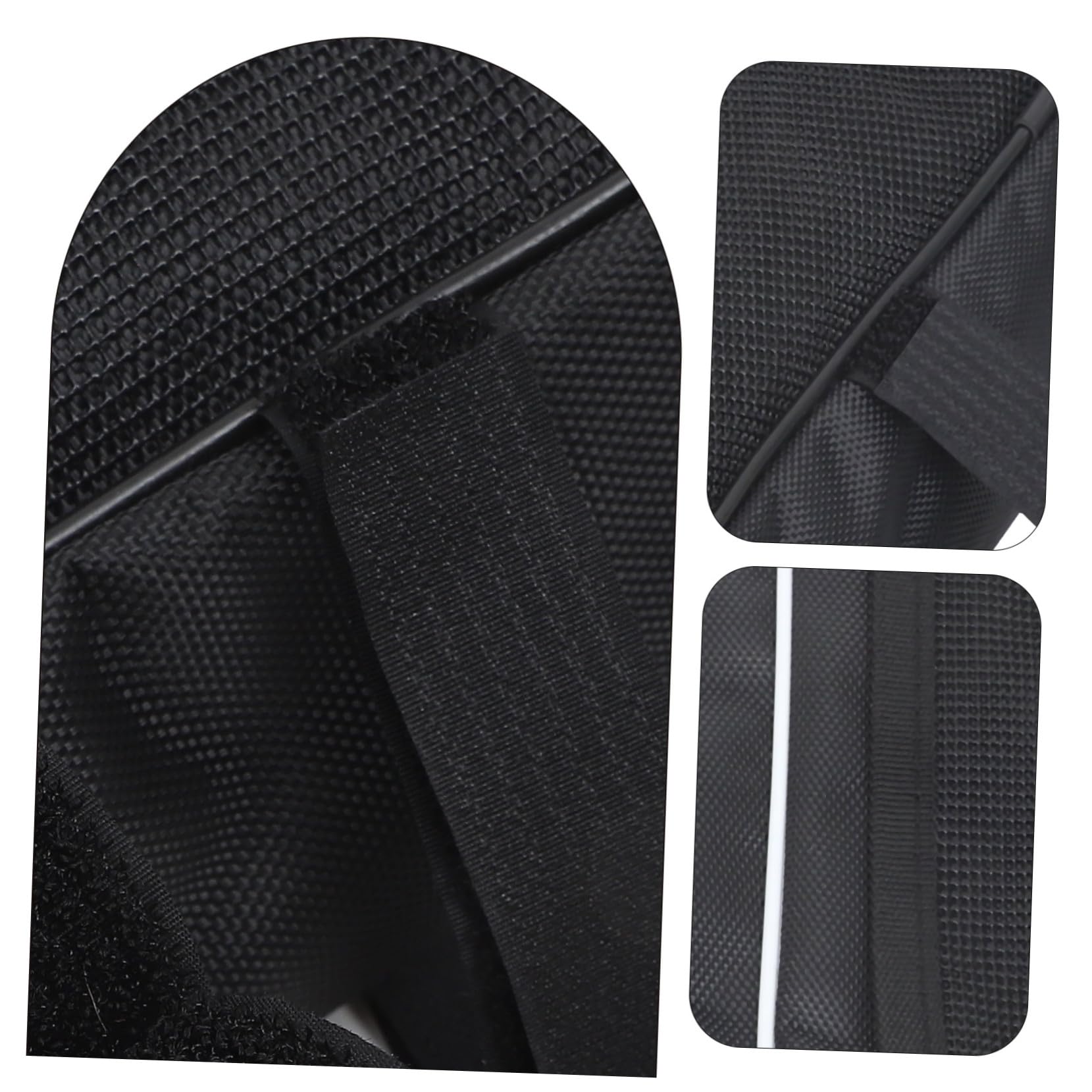 Sosoport Borsa Triangolare per Telaio Bici, Grande Capacità, Oxford Nero | Facile da Installare, Resistente alle Intemperie, per Ciclismo e Campeggio, Capiente, Antiusura, Versione 693-3