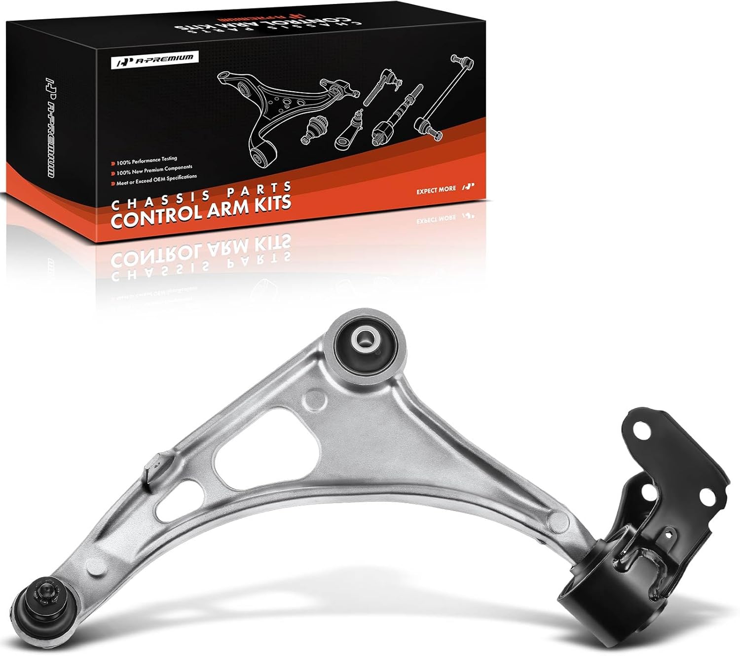 A-Premium Front Left Lower Control Arm, with Ball Joint & Bushing, Compatible with Honda Pilot 2016-2022, Ridgeline 2017-2019, Passport 2019, Acura MDX 2014-2020