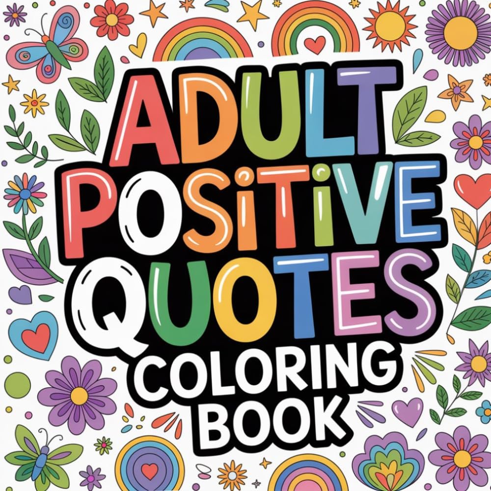 Adult Positive Quotes Coloring book: motivational sayings coloring book adults stress relief, inspirational affirmations color book women relaxation ... calm, empowering phrases color book