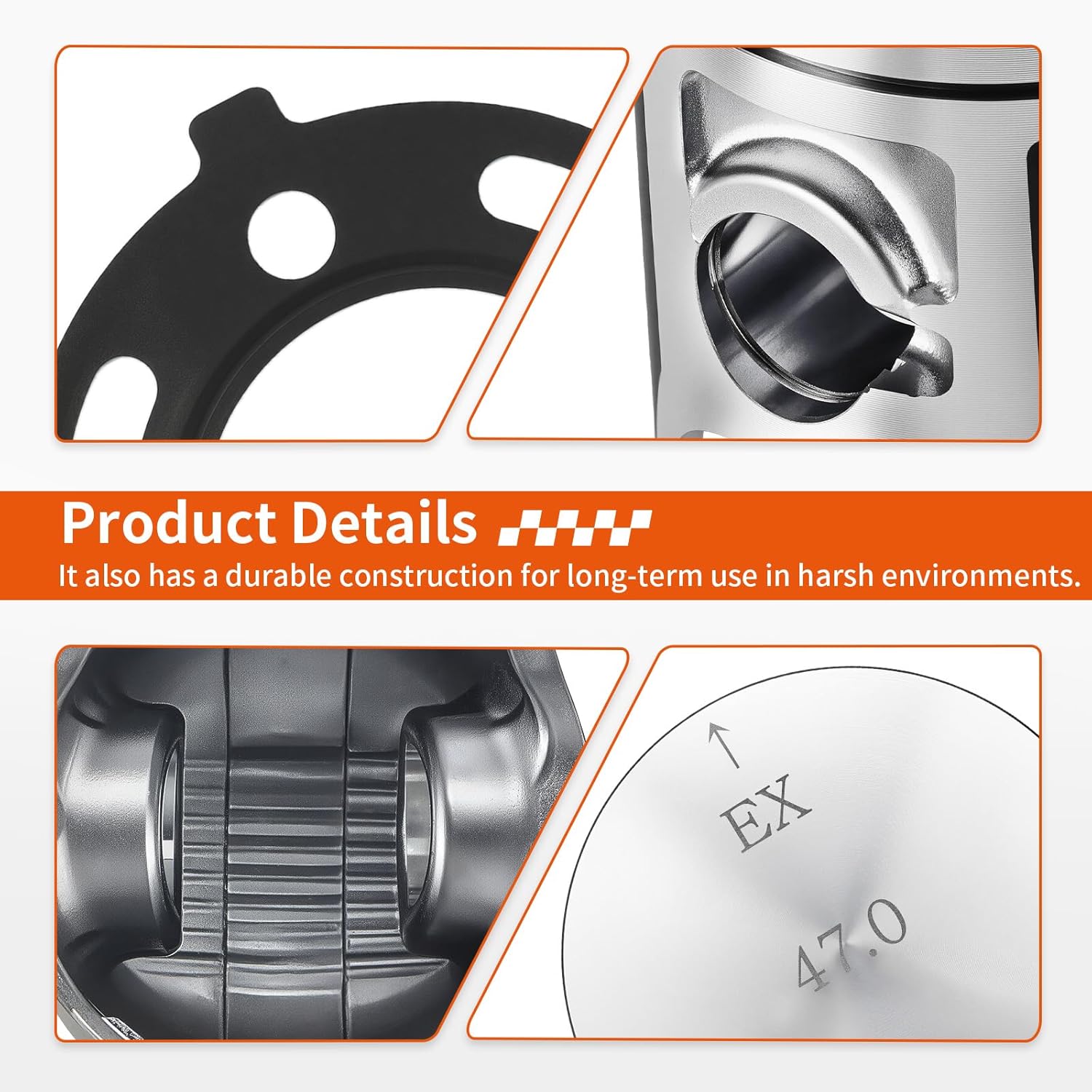 Top End Rubuild Kit 47mm Size B Piston For Honda CR80R 1992-2002 13120-GC4-610